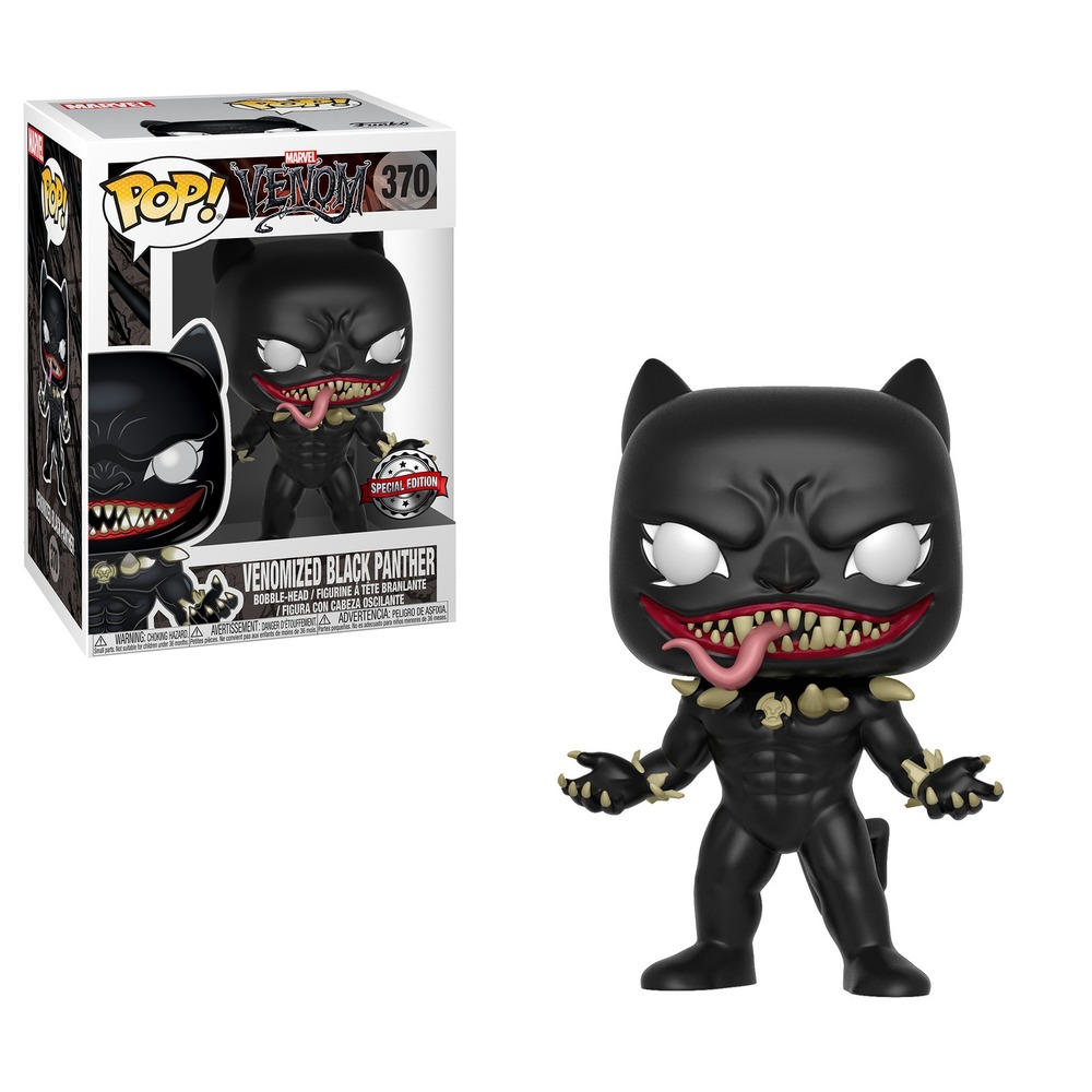 Funko Pop Marvel Venom as Black Panther GameStop Exclusive 370 Vaulted Vinyl